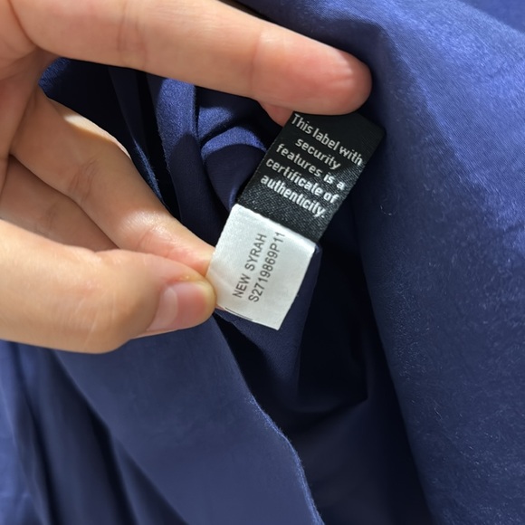 Diane von Furstenberg Royal Blue Cotton/Silk Blouse - Picture 6 of 6